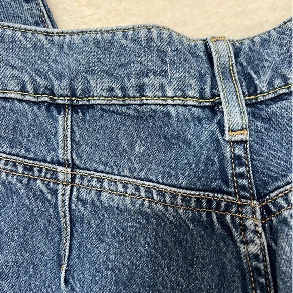 Zara Blue Flare Wide Leg Jeans - Picture 6 of 6